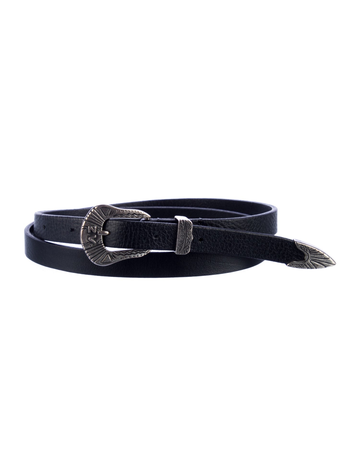 Zadig & Voltaire Skinny Leather Belt