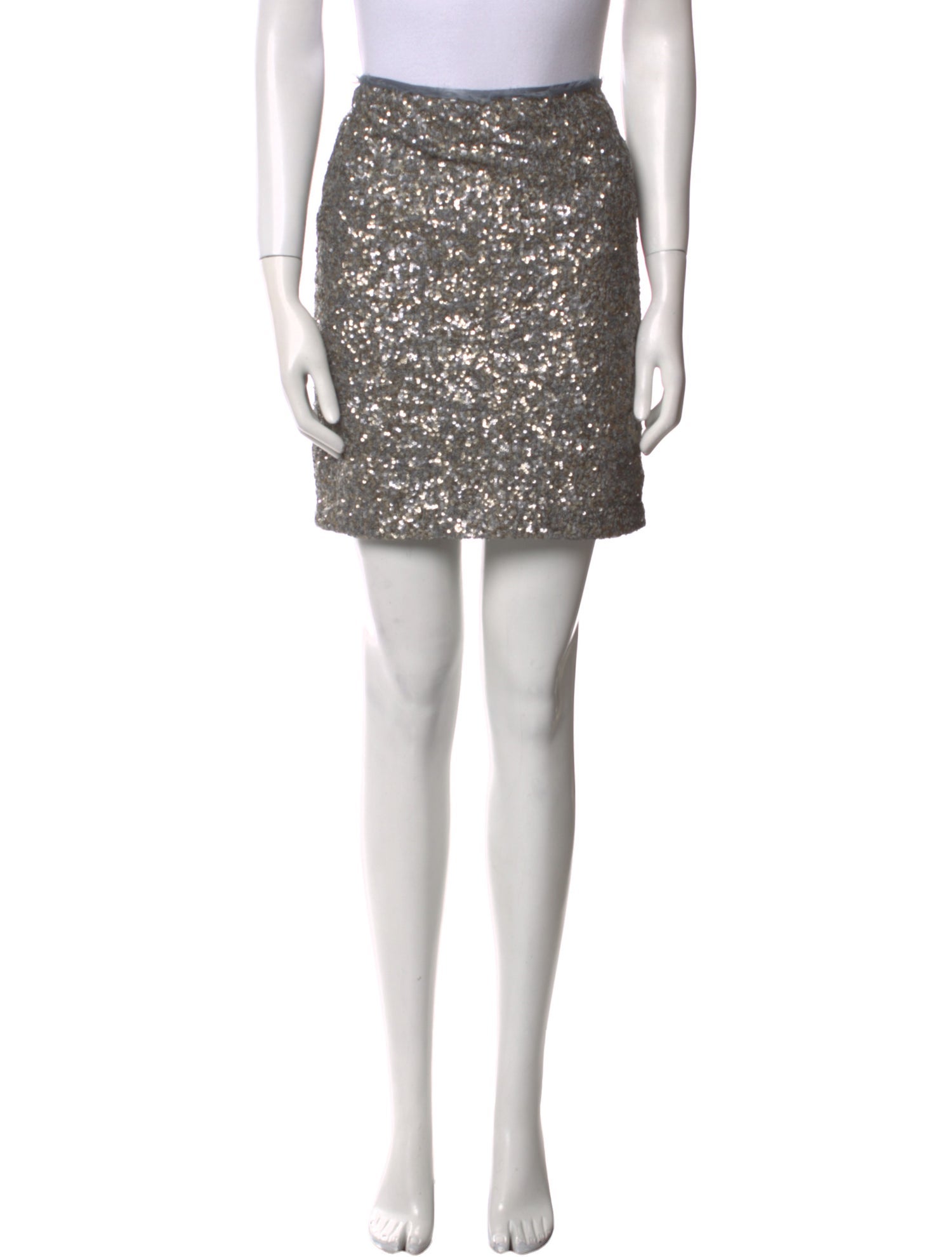 Zadig & Voltaire Distressed Accents Mini Skirt