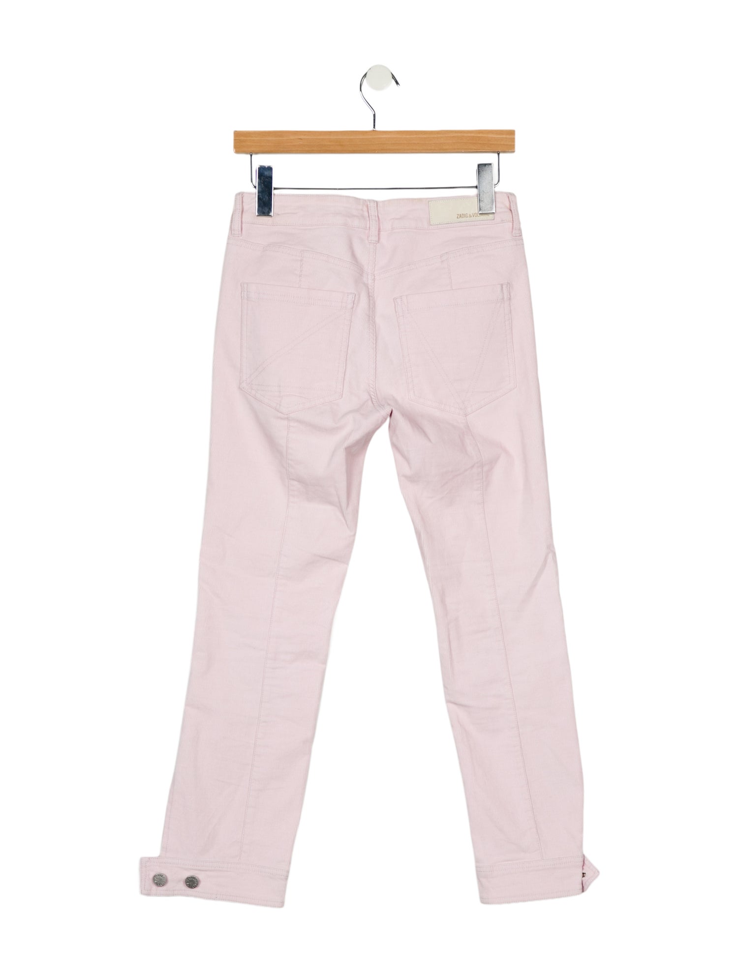 Zadig & Voltaire Mid-Rise Straight Leg Jeans