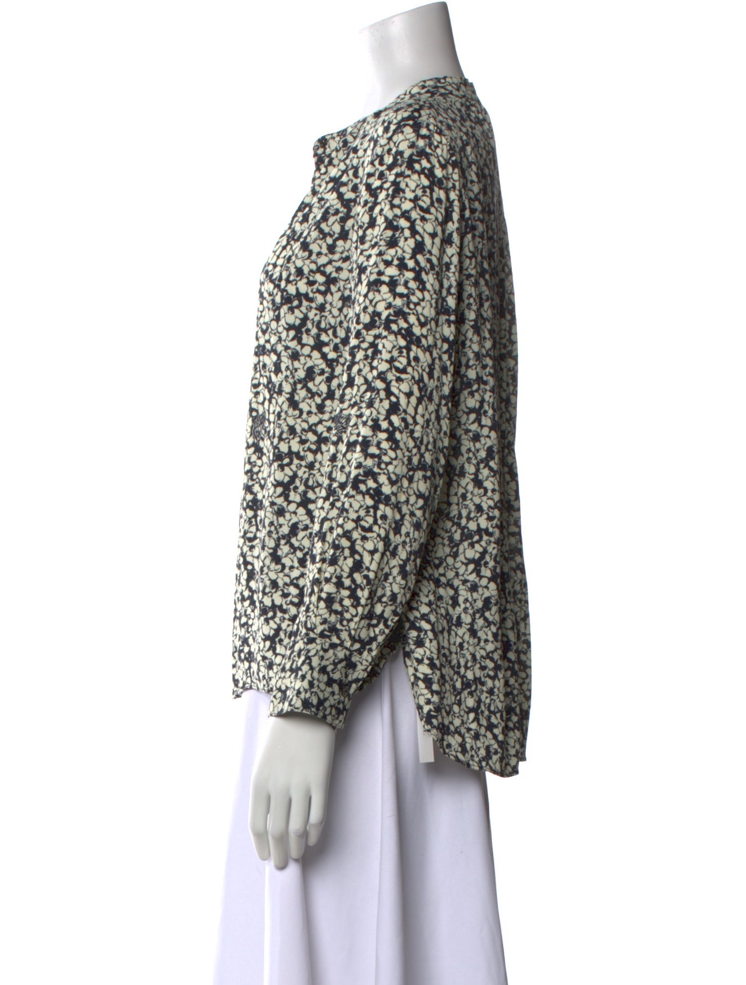 Zadig & Voltaire Printed V-Neck Blouse