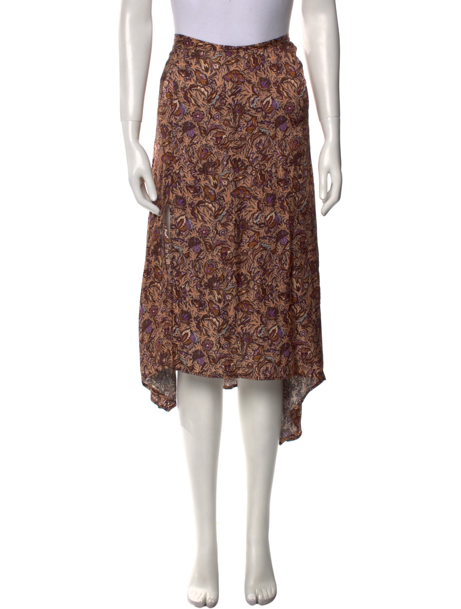 Zadig & Voltaire Printed Midi Length Skirt