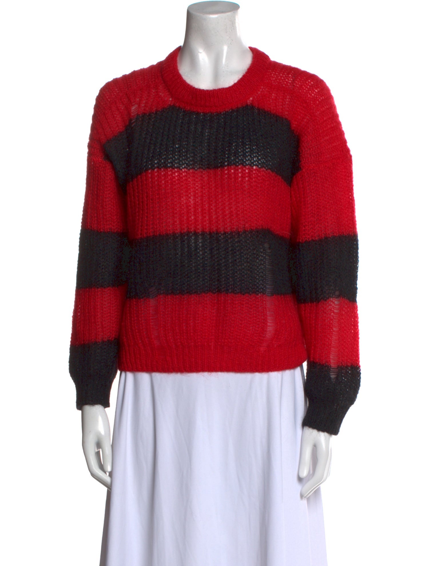 Zadig & Voltaire Striped Crew Neck Sweater