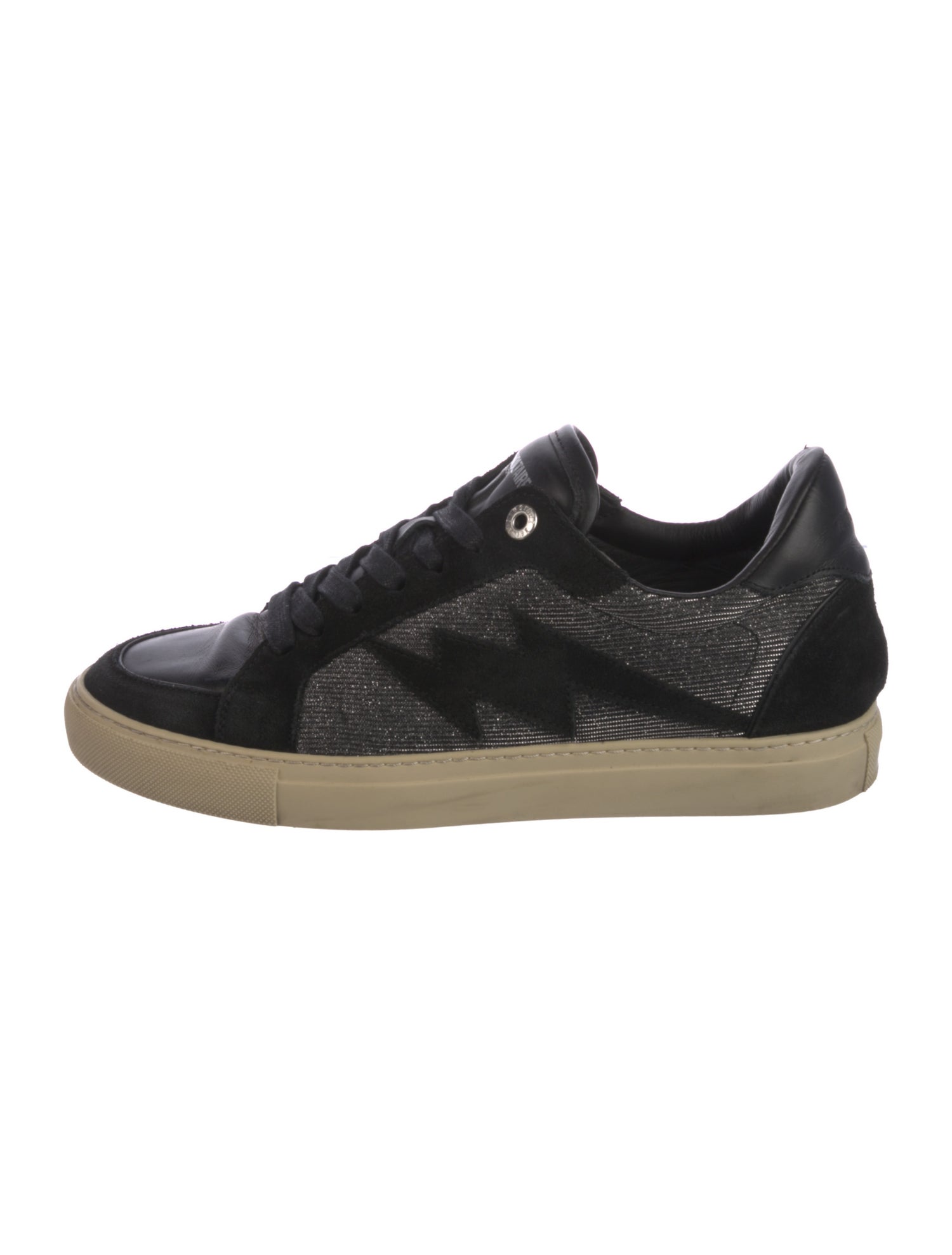 Zadig & Voltaire Suede Printed Sneakers