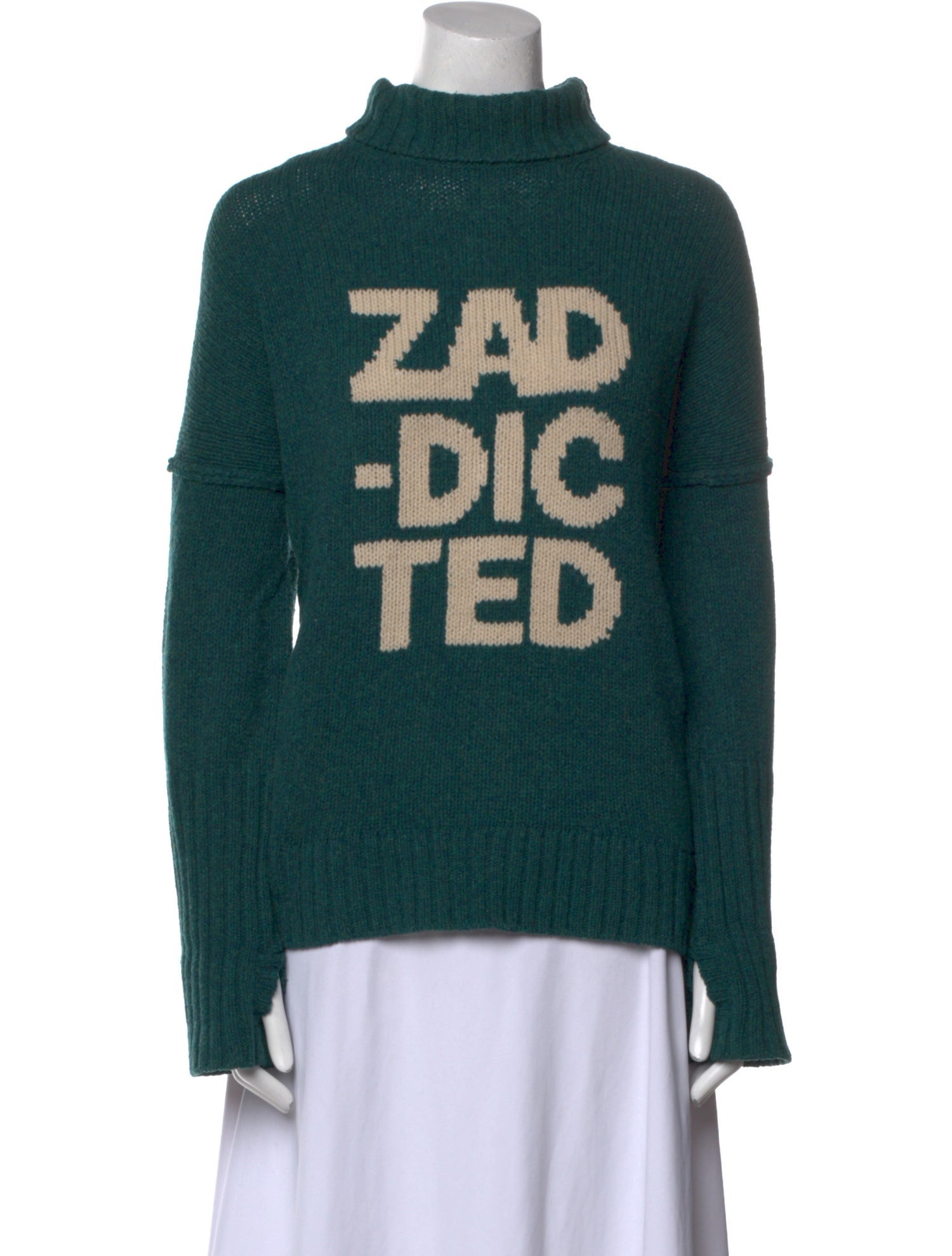 Zadig & Voltaire Merino Wool Graphic Print Sweater