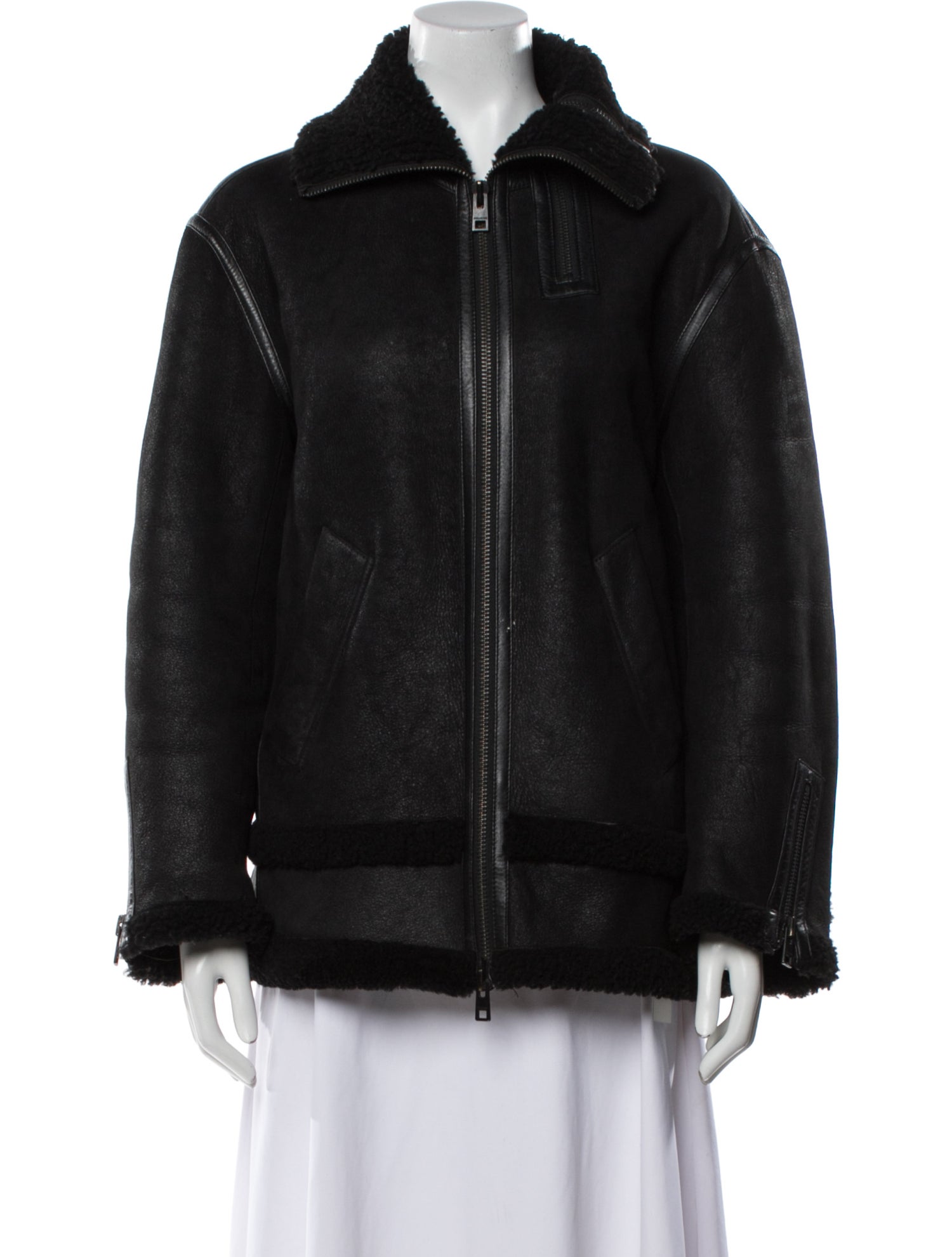 Zadig & Voltaire Lamb Leather Jacket