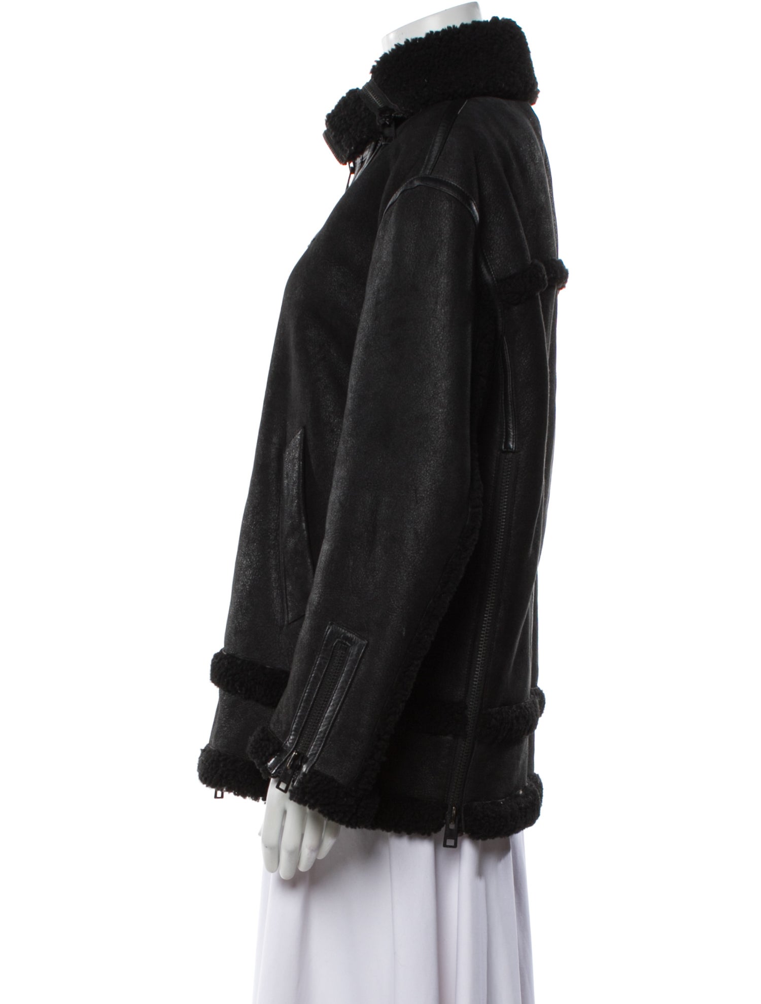 Zadig & Voltaire Lamb Leather Jacket