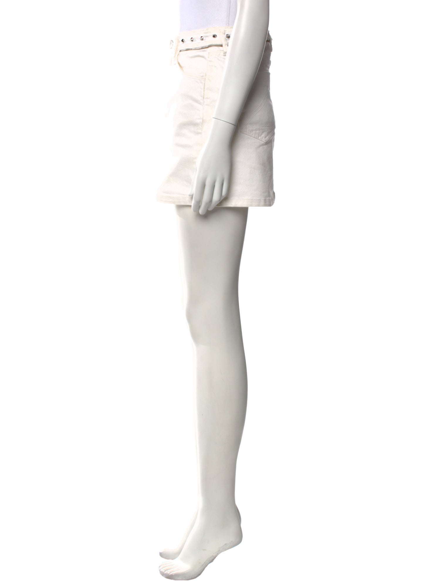 Zadig & Voltaire Studded Accents Mini Skirt