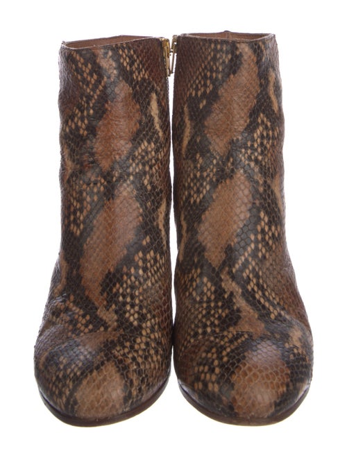 Zadig & Voltaire Snakeskin Animal Print Boots