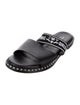 Zadig & Voltaire Leather Printed Slides