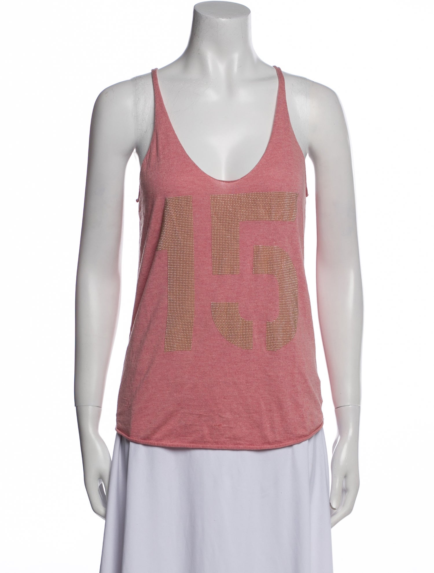 Zadig & Voltaire Graphic Print Scoop Neck Top