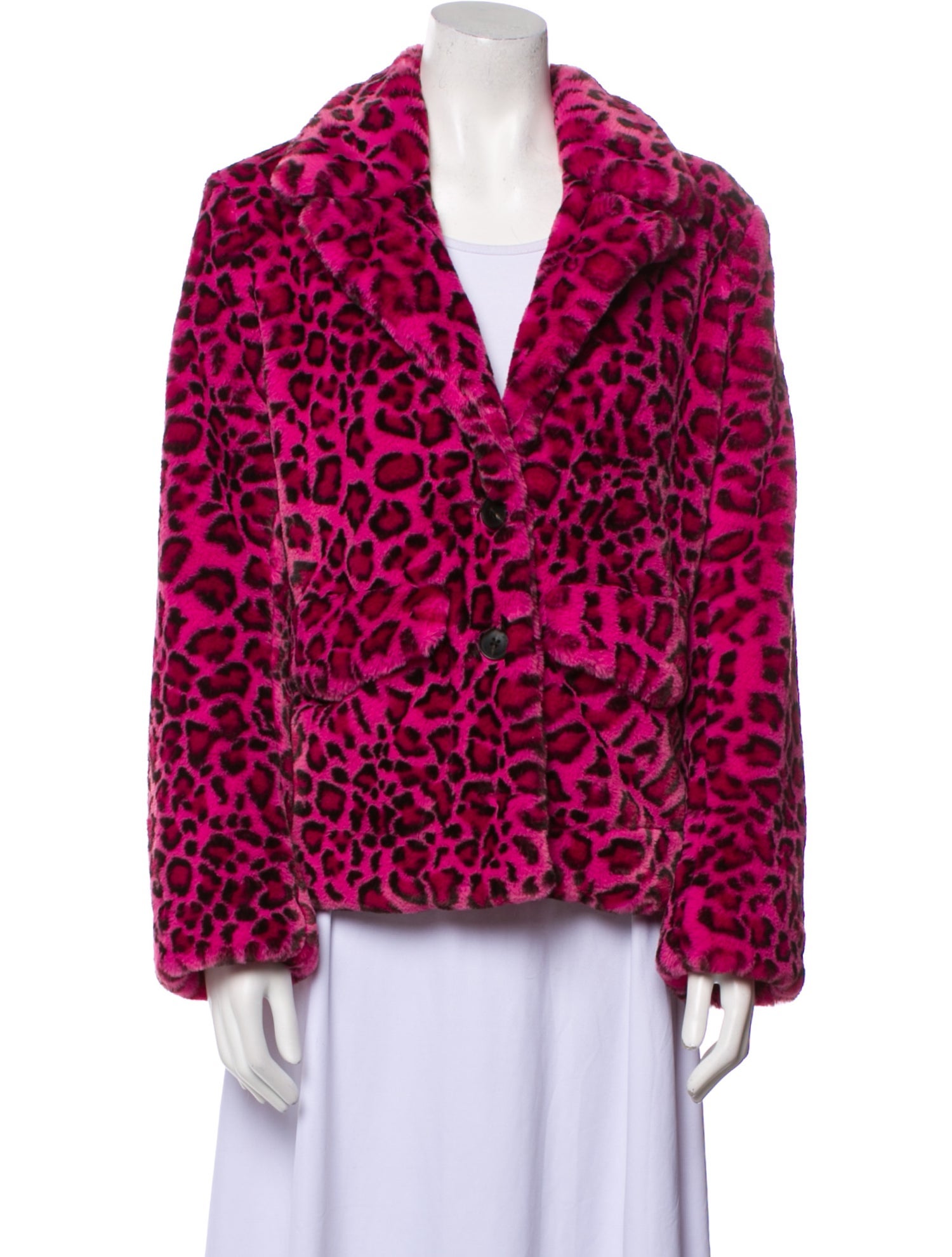 Zadig & Voltaire Animal Print Coat