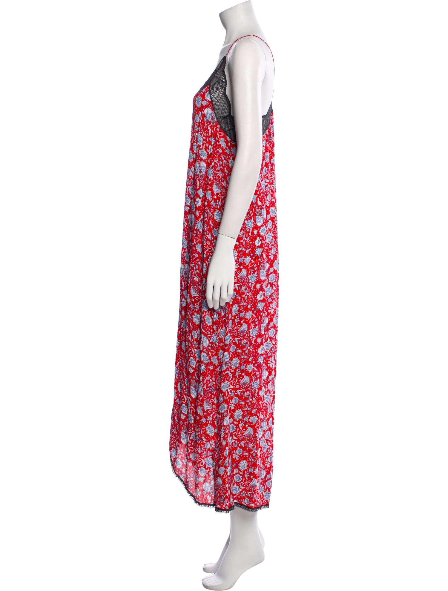 Zadig & Voltaire Floral Print Long Dress