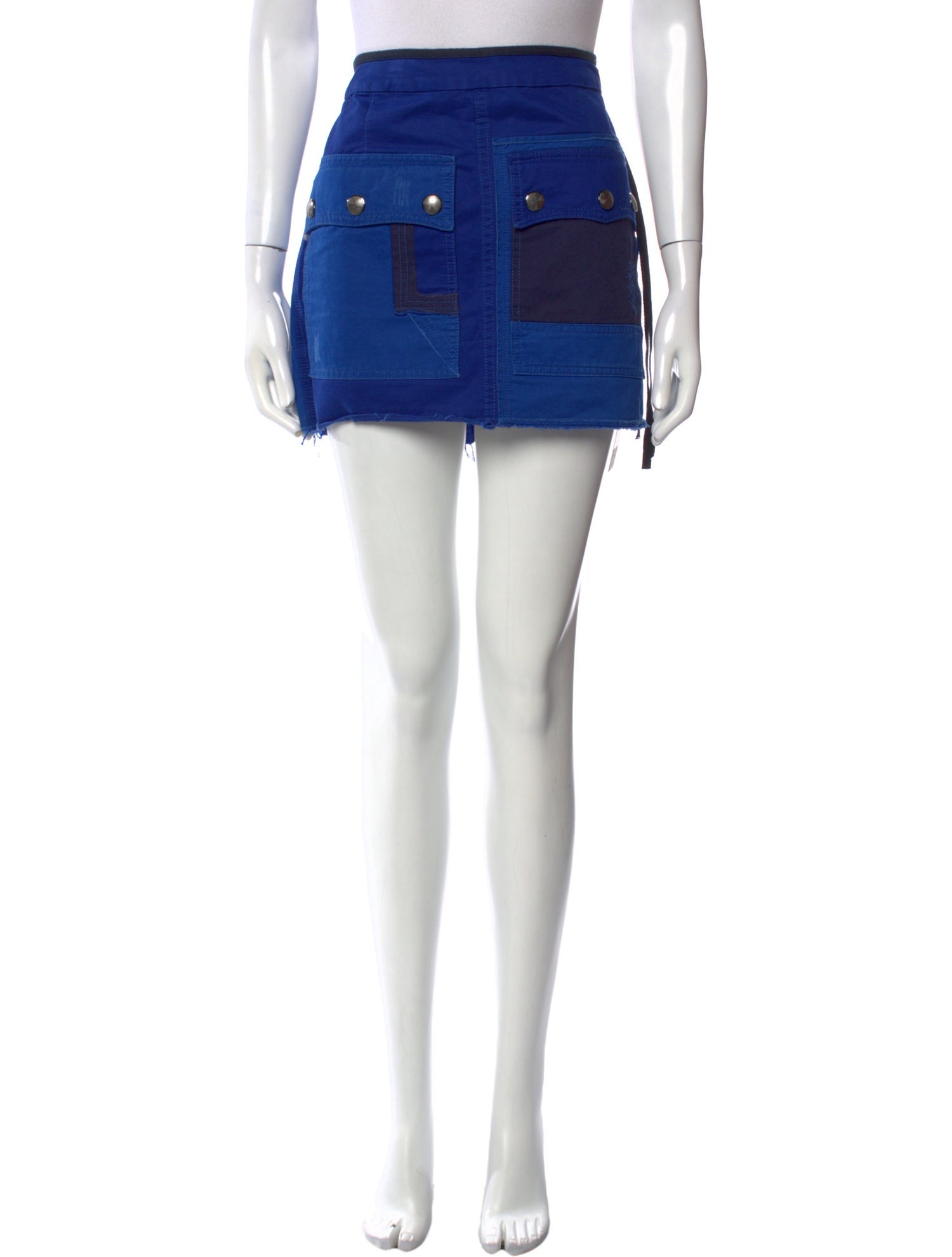Zadig & Voltaire Distressed Accents Mini Skirt
