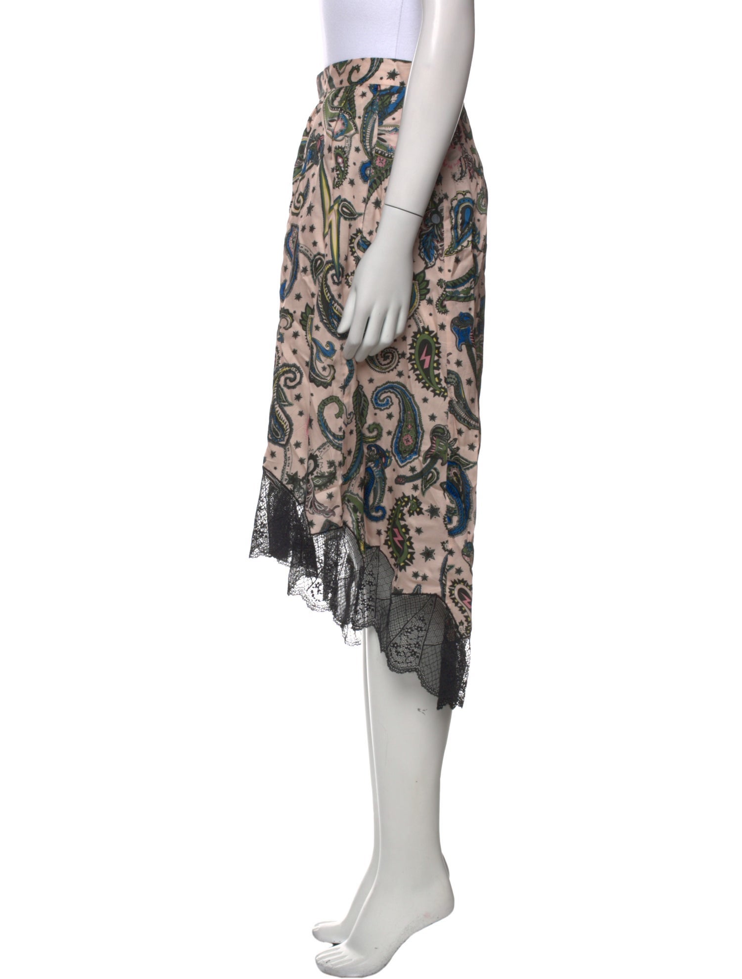 Zadig & Voltaire Paisley Print Midi Length Skirt