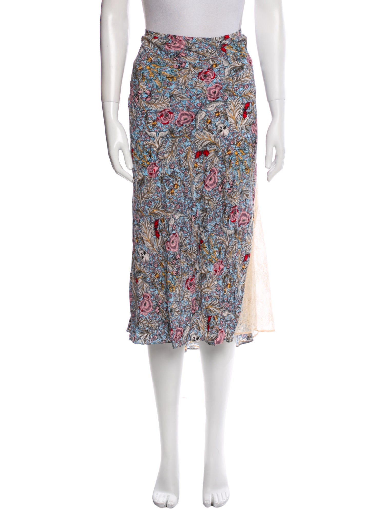 Zadig & Voltaire Printed Midi Length Skirt