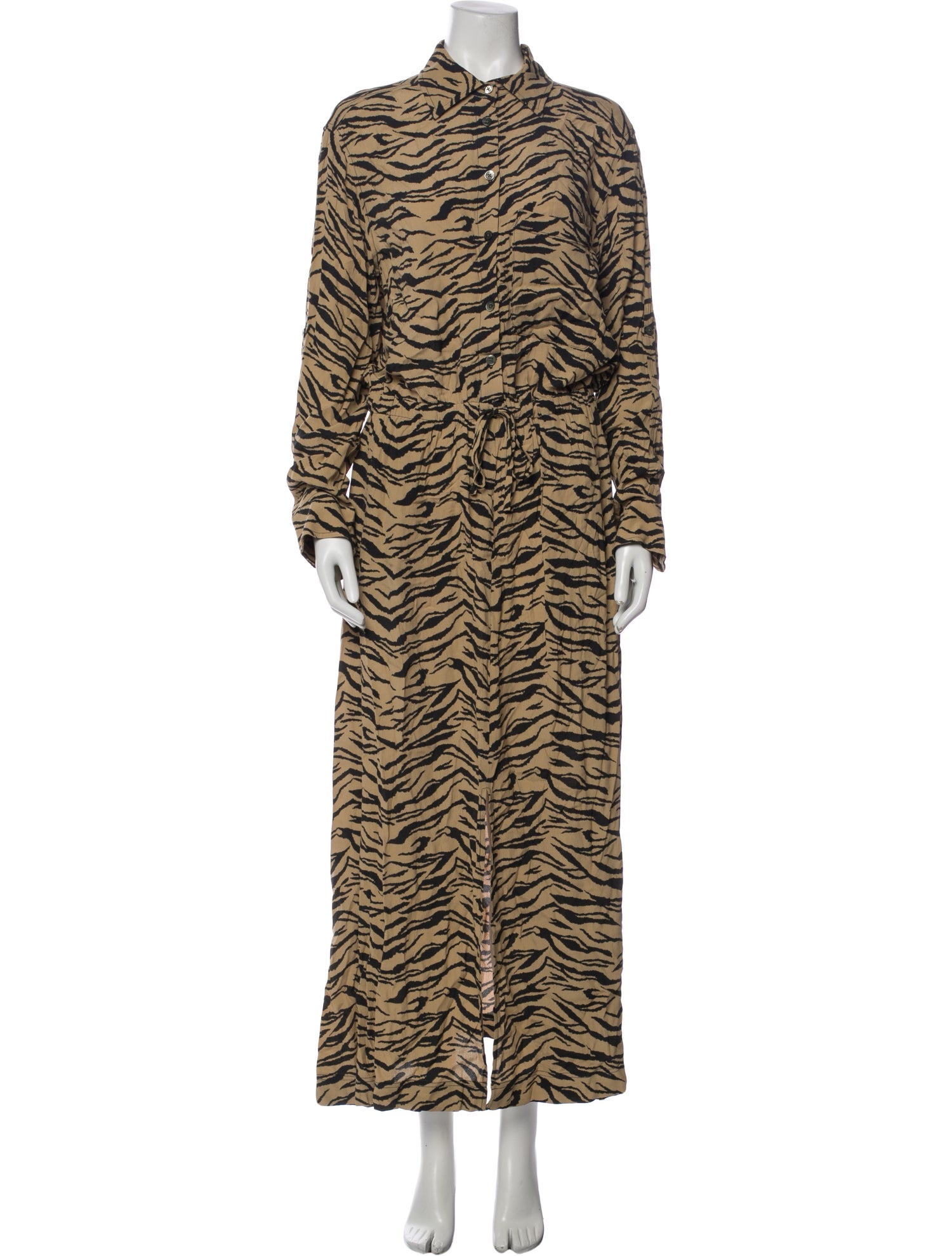 Zadig & Voltaire Animal Print Long Dress