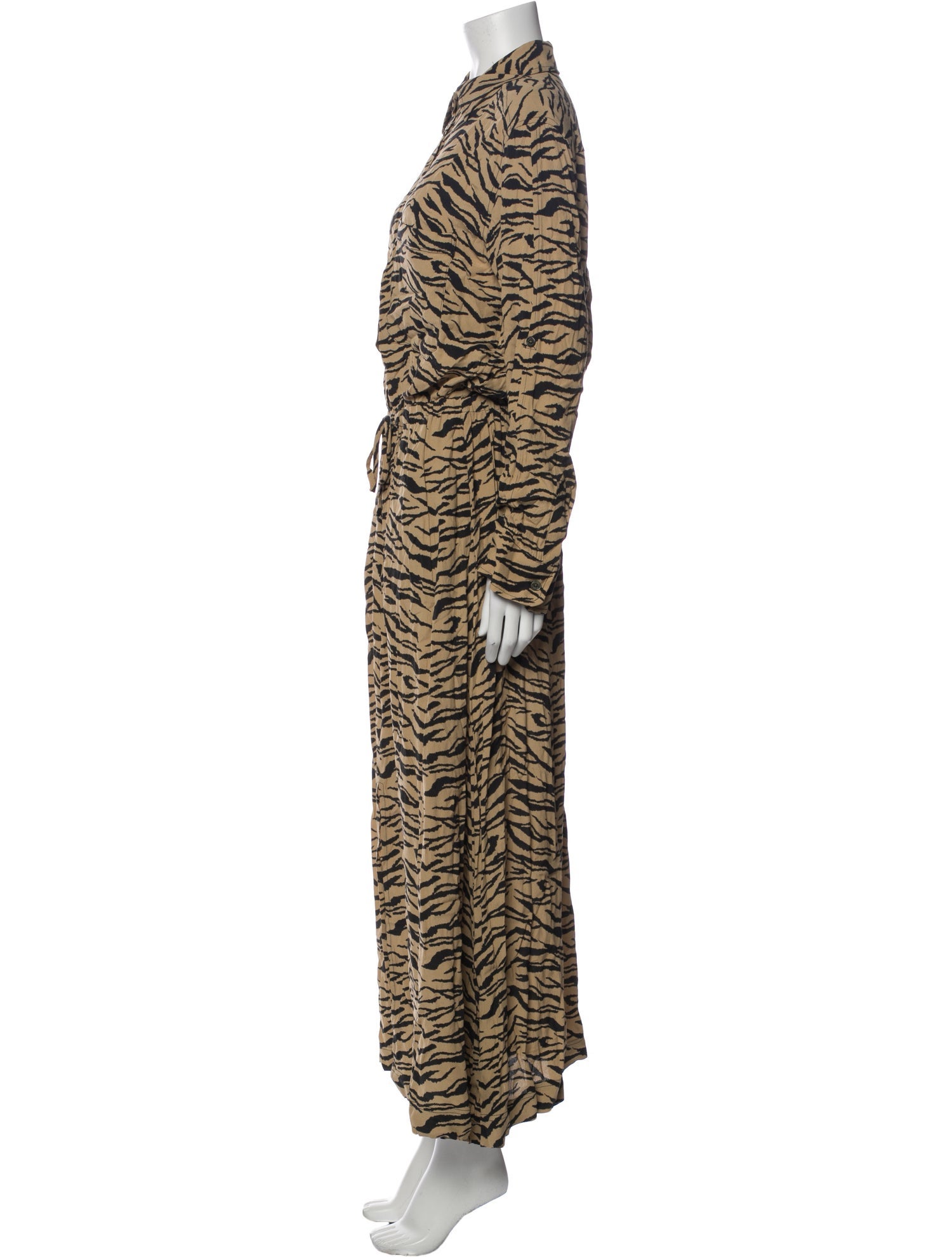 Zadig & Voltaire Animal Print Long Dress