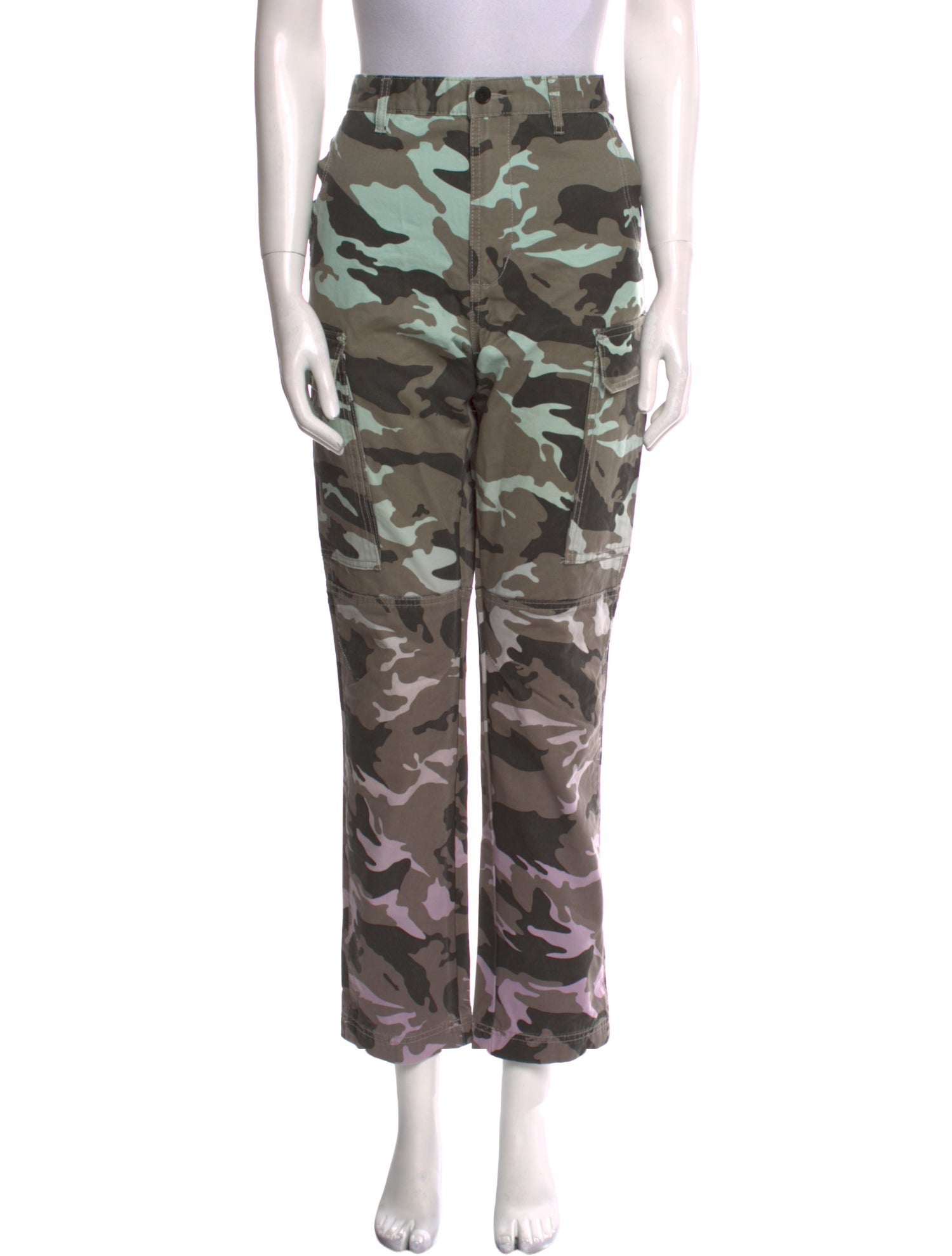 Zadig & Voltaire Camouflage Print Straight Leg Pants