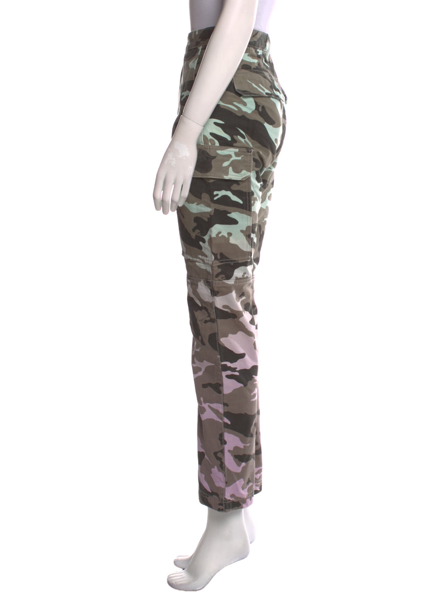 Zadig & Voltaire Camouflage Print Straight Leg Pants