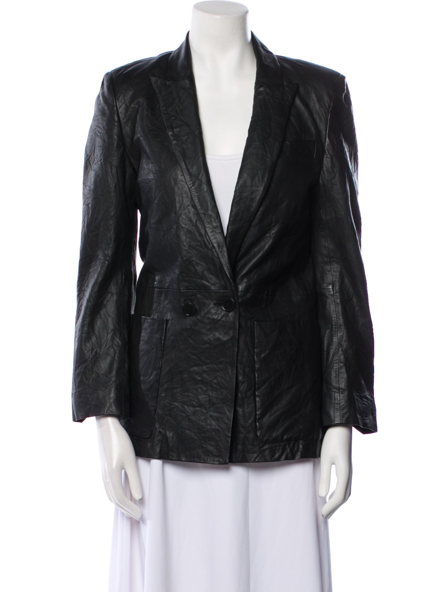 Zadig & Voltaire Leather Blazer