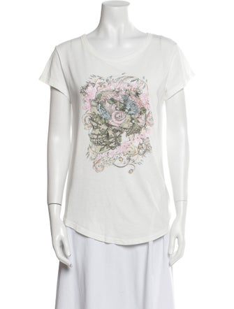 Zadig & Voltaire Graphic Print Scoop Neck T-Shirt