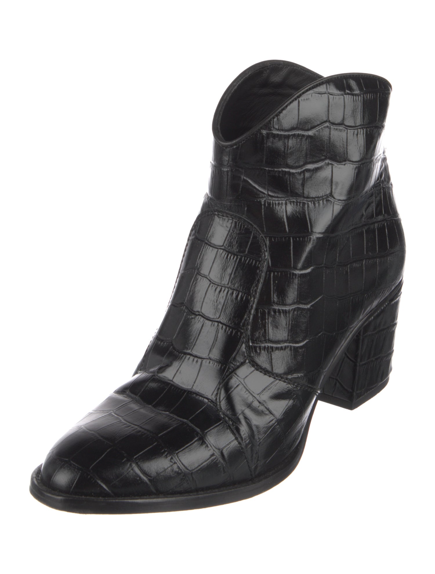 Zadig & Voltaire Leather Western Boots