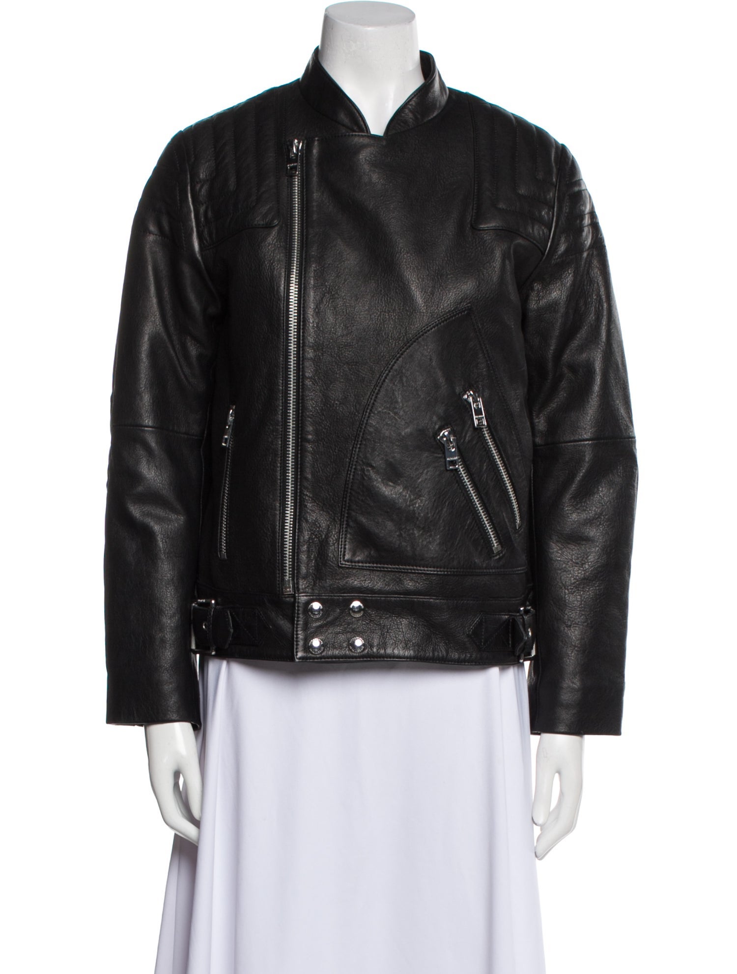 Zadig & Voltaire Leather Biker Jacket