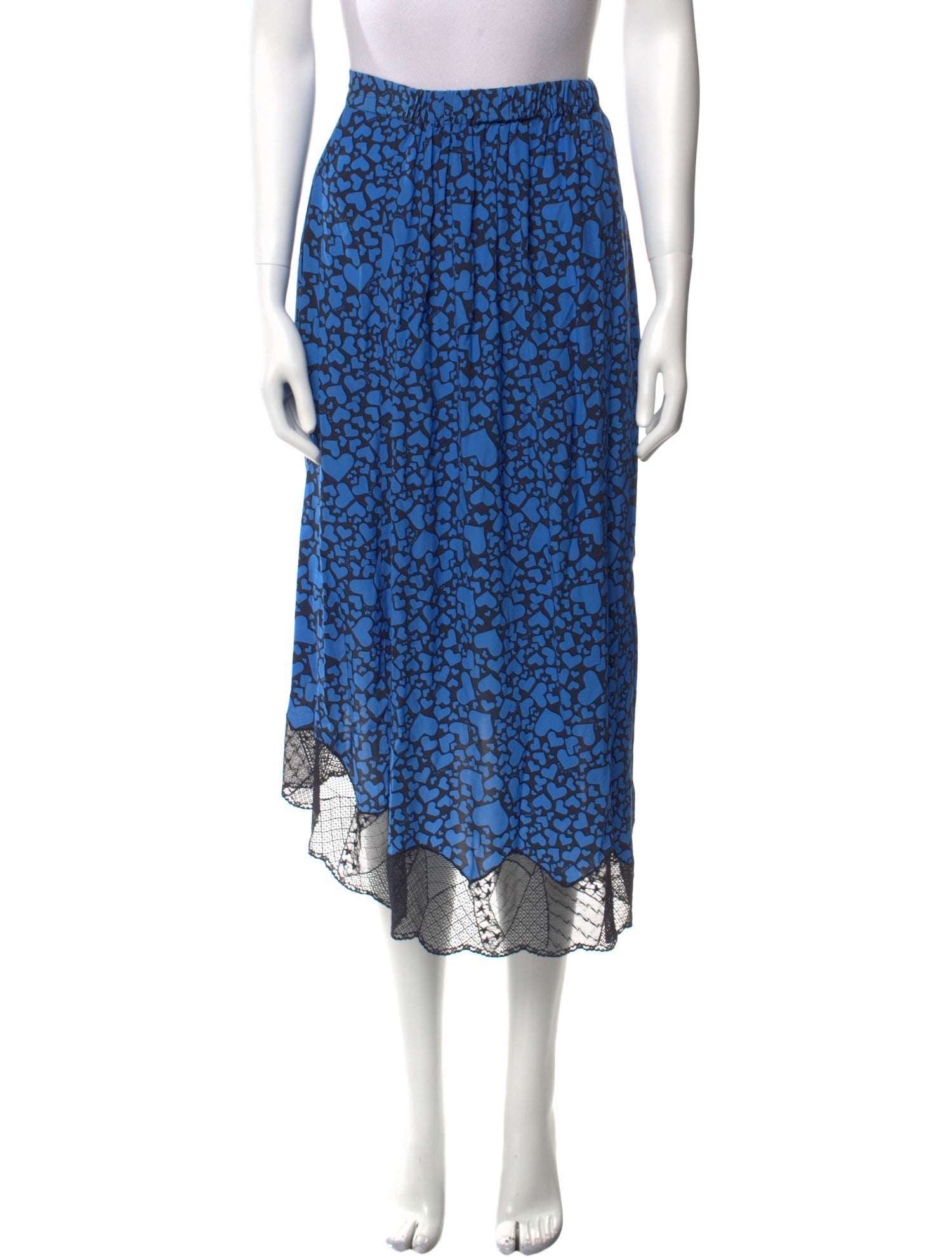 Zadig & Voltaire Printed Midi Length Skirt