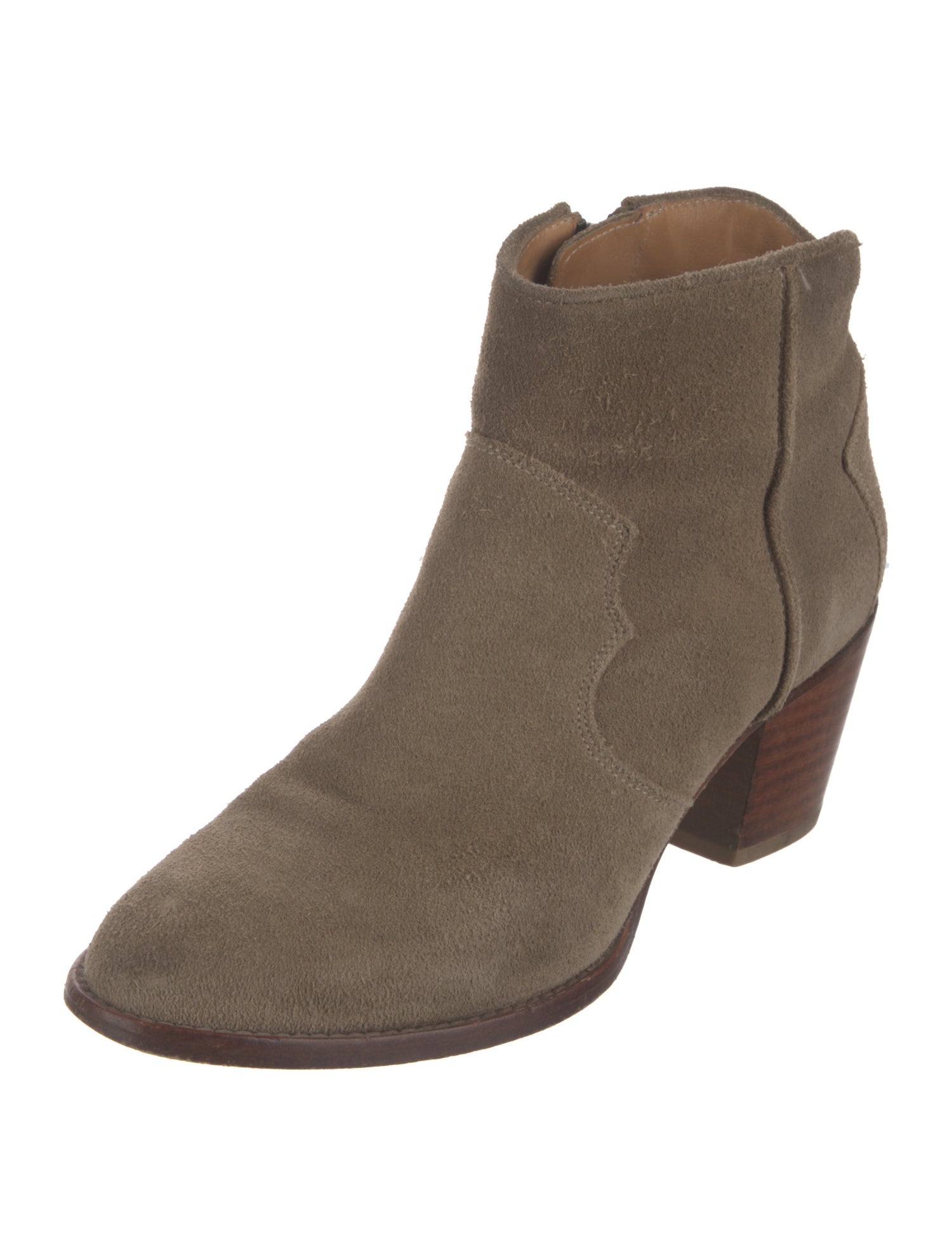 Zadig & Voltaire Suede Western Boots