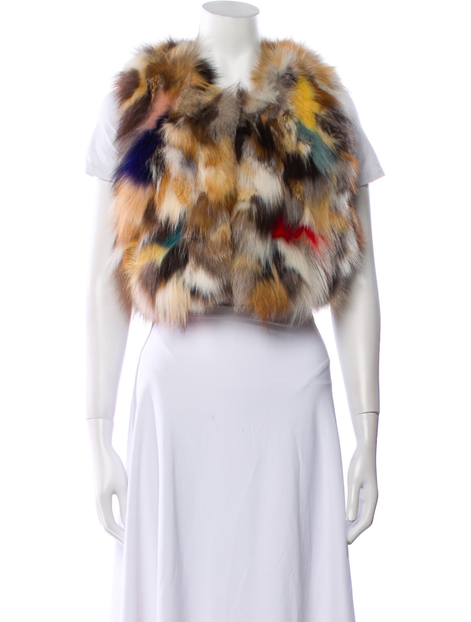 Zadig & Voltaire Fur Printed Vest