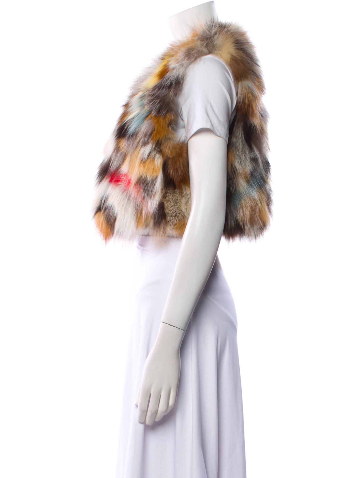 Zadig & Voltaire Fur Printed Vest