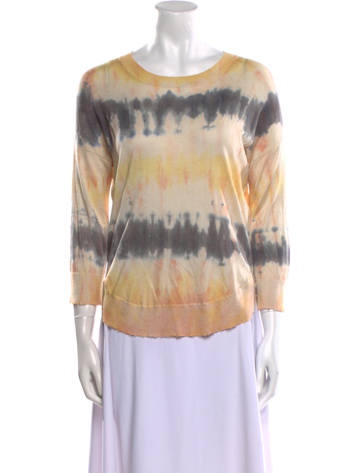 Zadig & Voltaire Silk Tie-Dye Print Sweater
