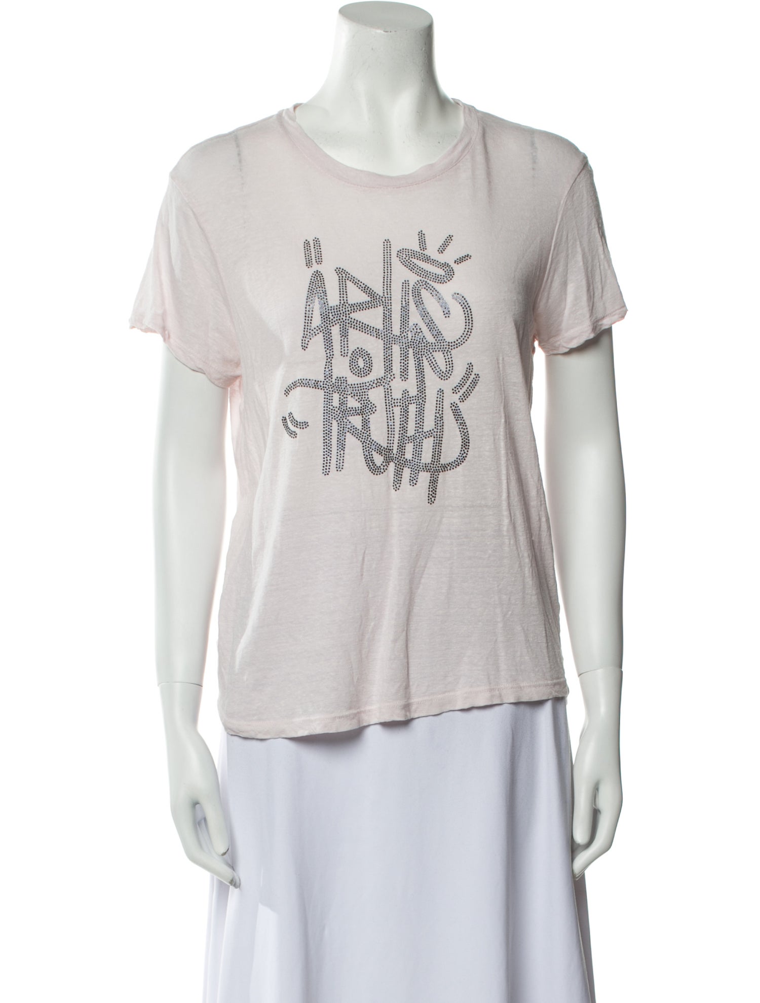 Zadig & Voltaire Graphic Print Crew Neck T-Shirt