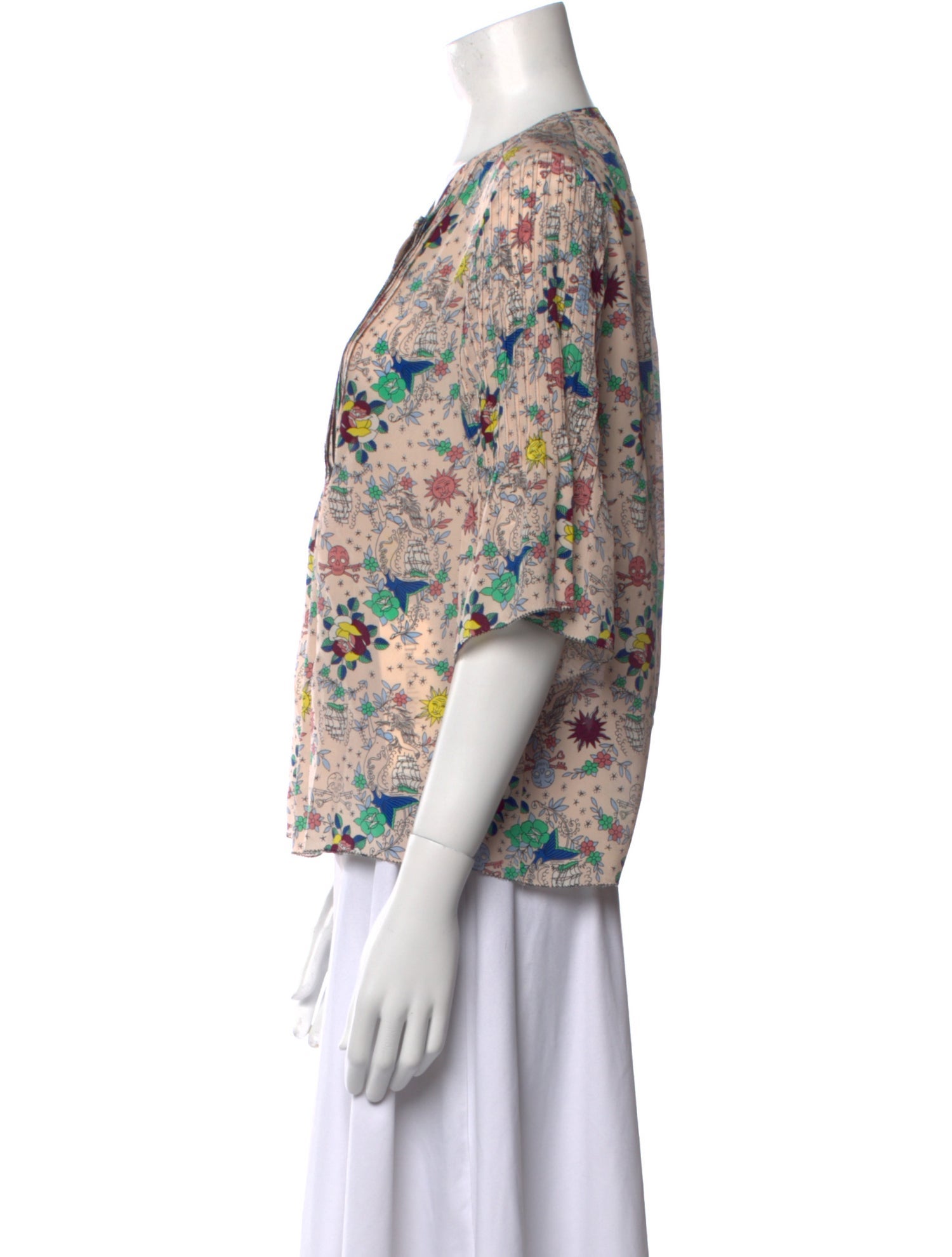 Zadig & Voltaire Silk Floral Print Blouse