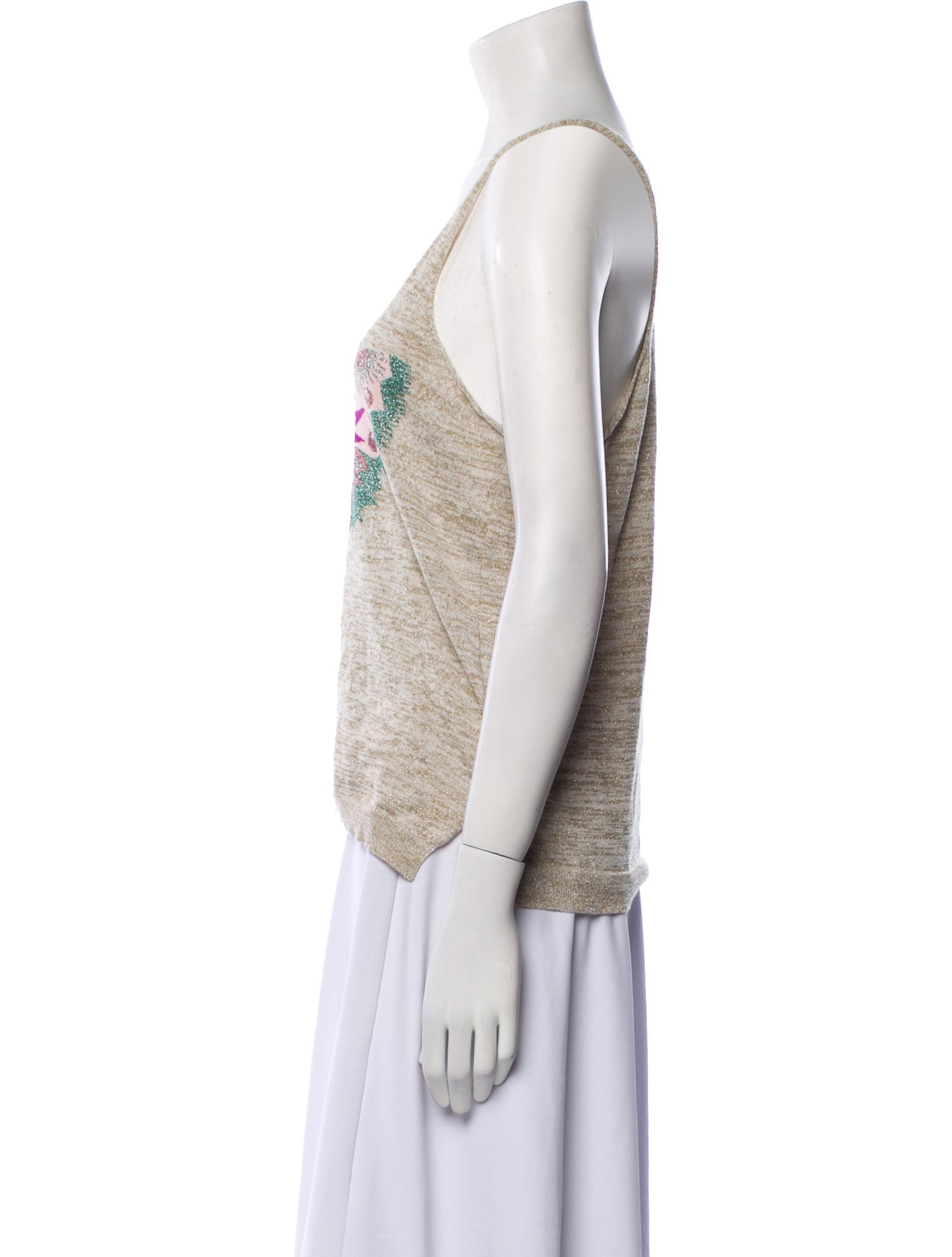 Zadig & Voltaire Graphic Print Scoop Neck Top