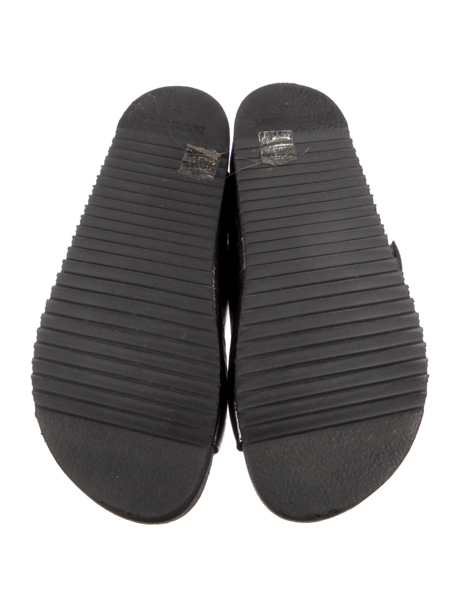 Zadig & Voltaire Patent Leather Slides