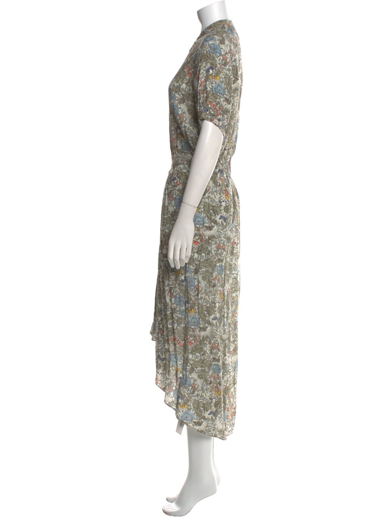 Zadig & Voltaire Floral Print Midi Length Dress