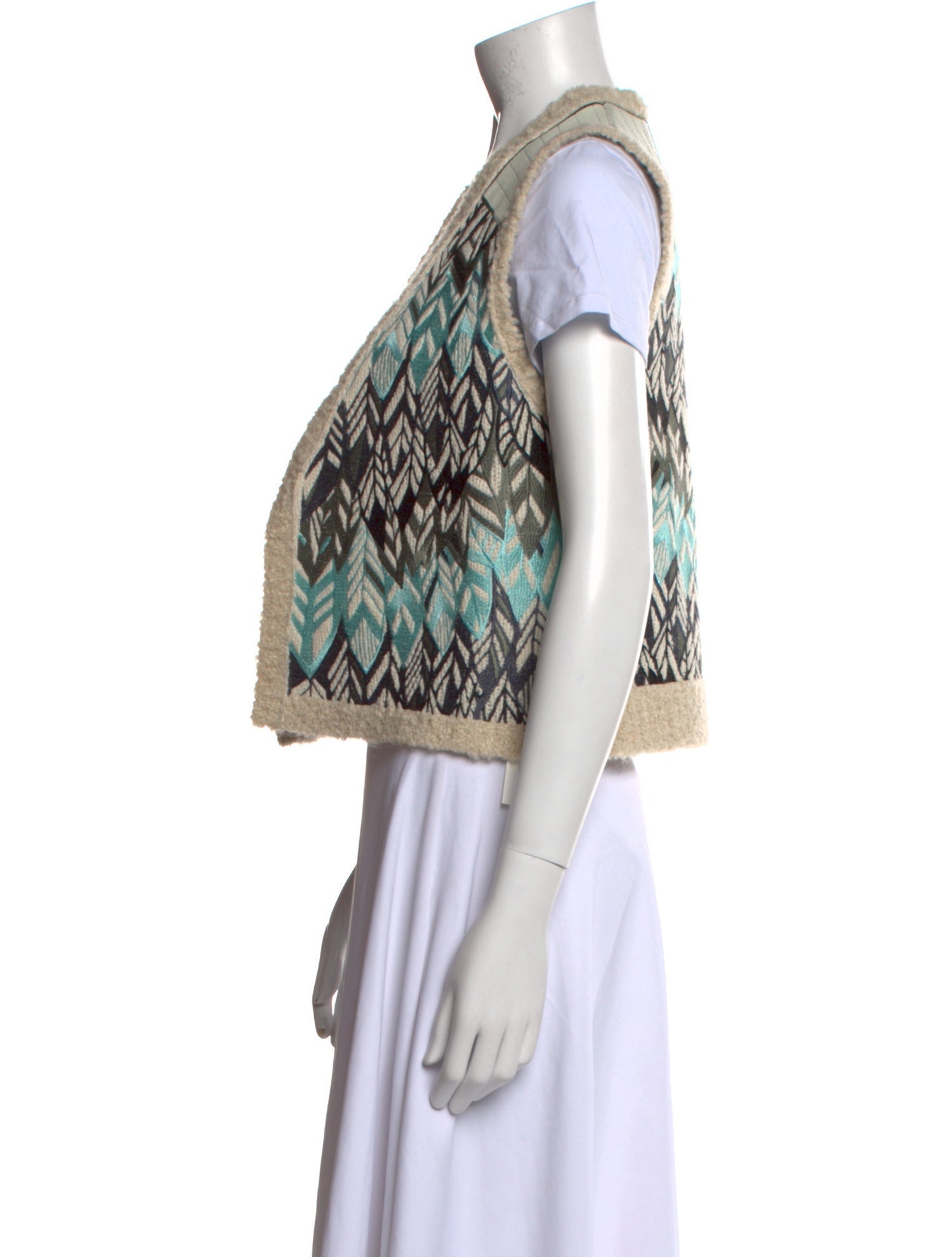 Zadig & Voltaire Printed Open Front Sweater