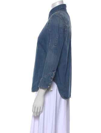 Zadig & Voltaire Three-Quarter Sleeve Button-Up Top