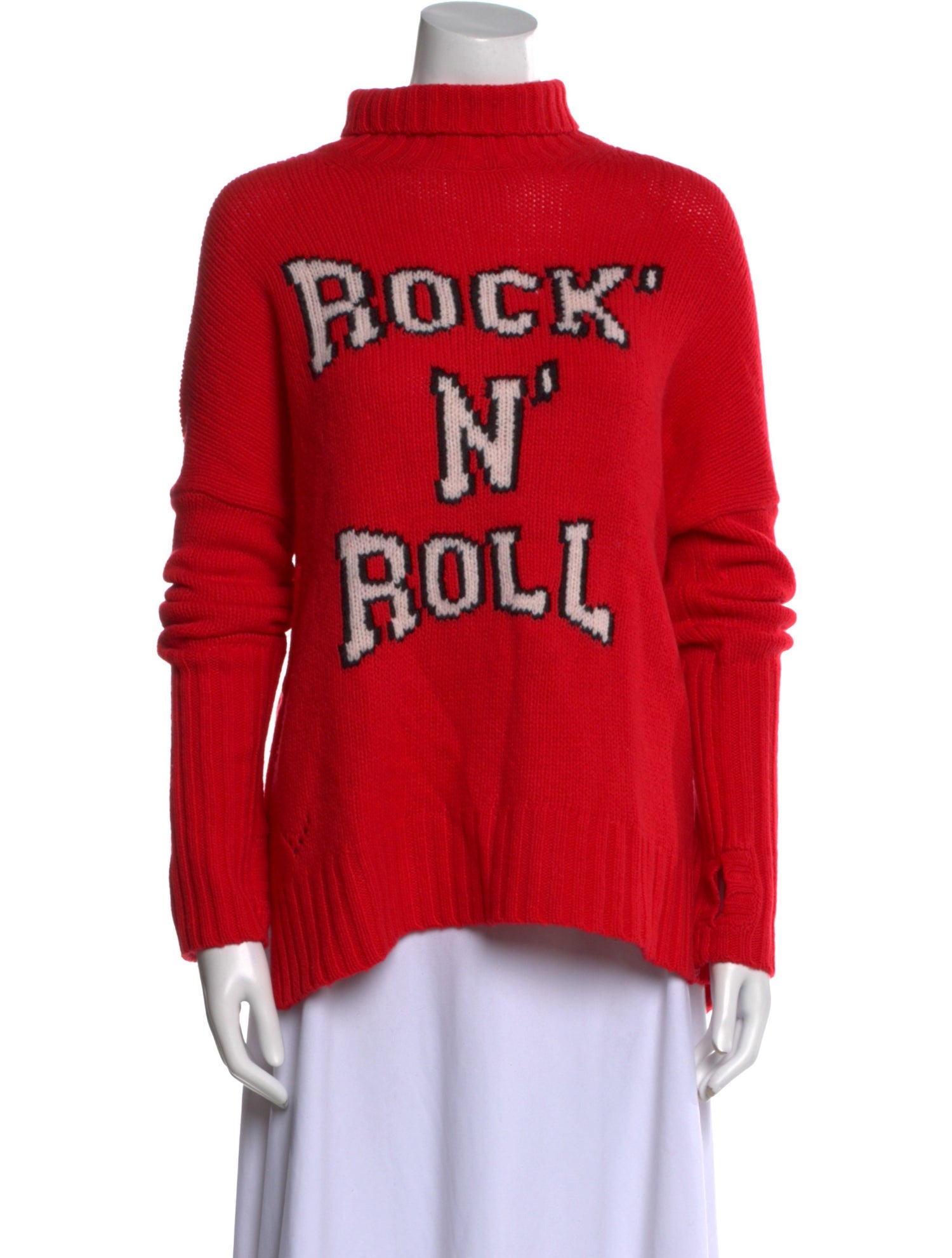 Zadig & Voltaire Merino Wool Graphic Print Sweater