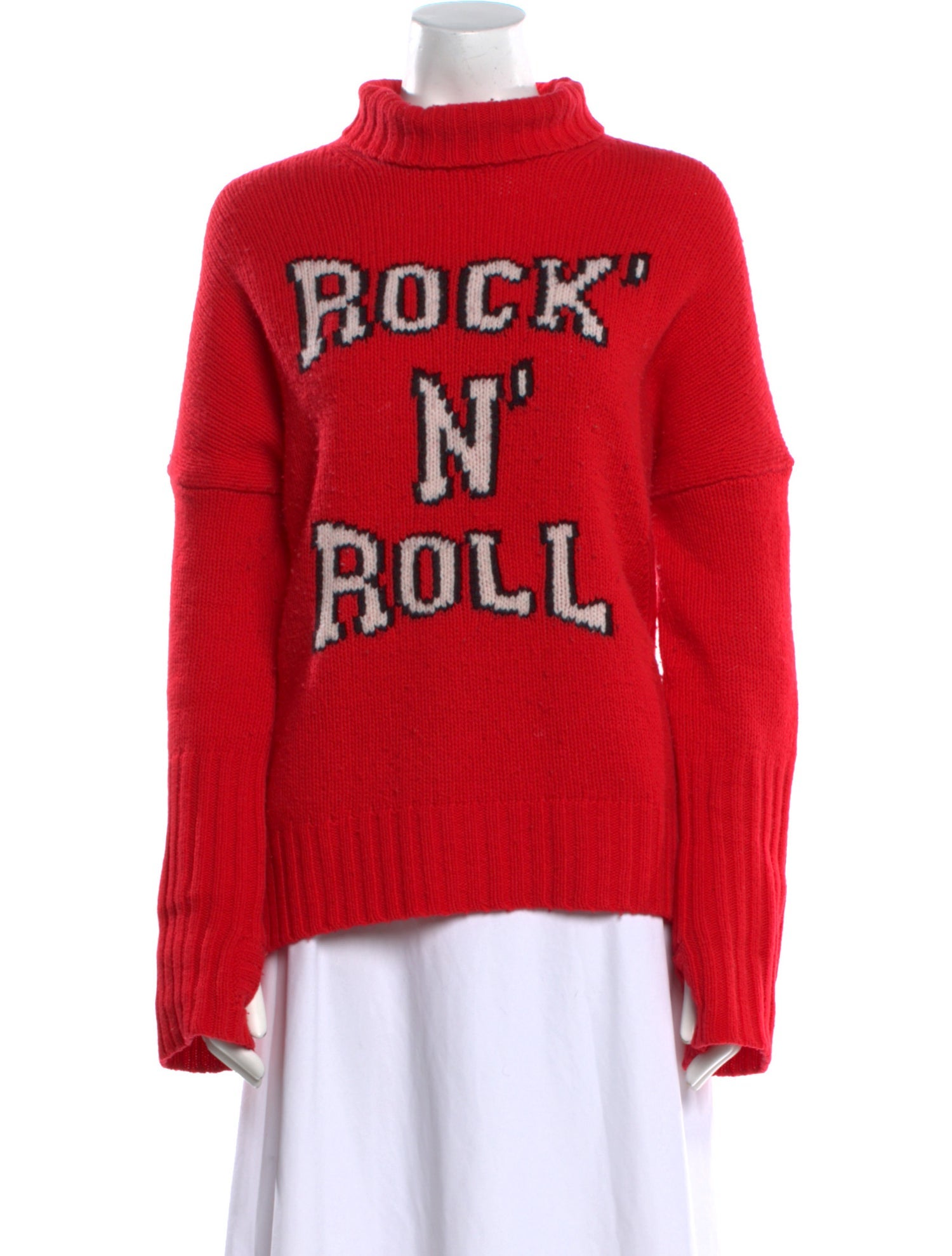 Zadig & Voltaire Merino Wool Graphic Print Sweater