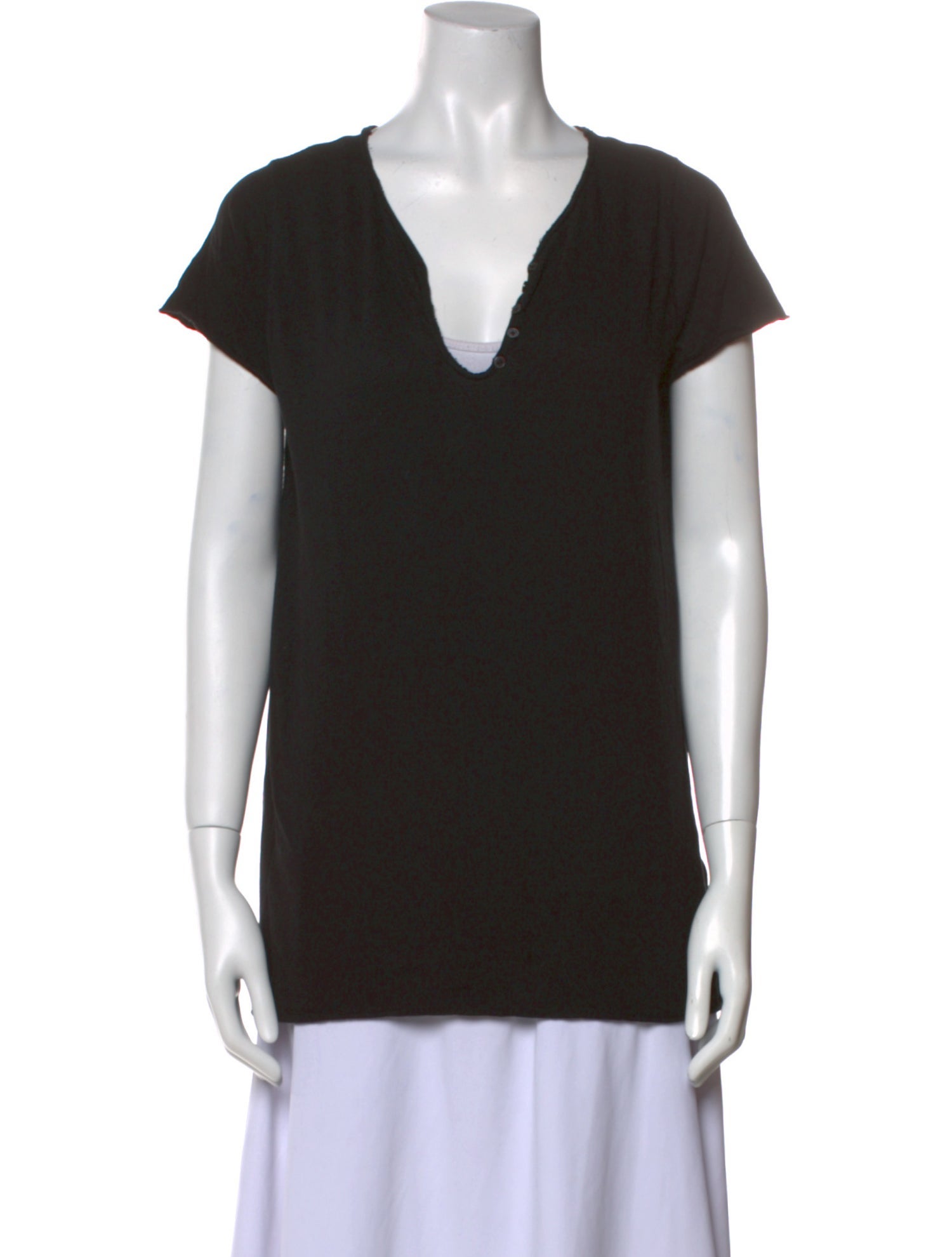 Zadig & Voltaire V-Neck Short Sleeve T-Shirt