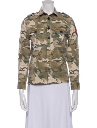 Zadig & Voltaire Camouflage Print Utility Jacket