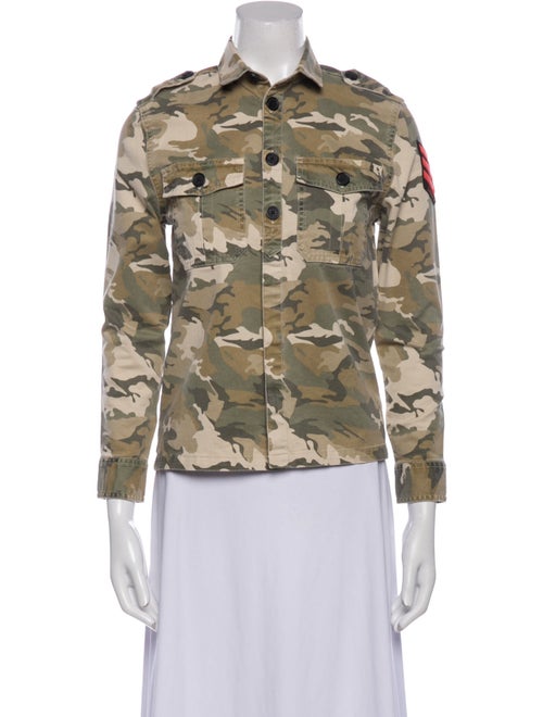 Zadig & Voltaire Camouflage Print Utility Jacket