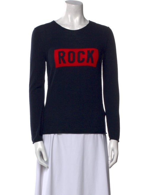 Zadig & Voltaire Merino Wool Graphic Print Sweater