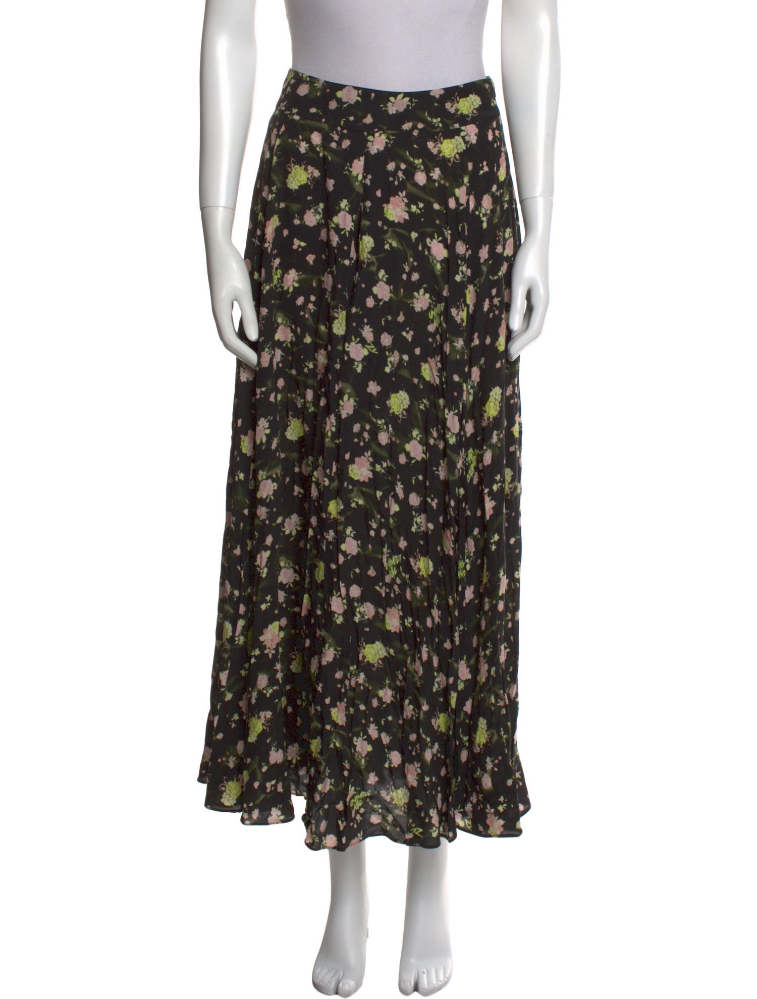 Zadig & Voltaire Floral Print Midi Length Skirt