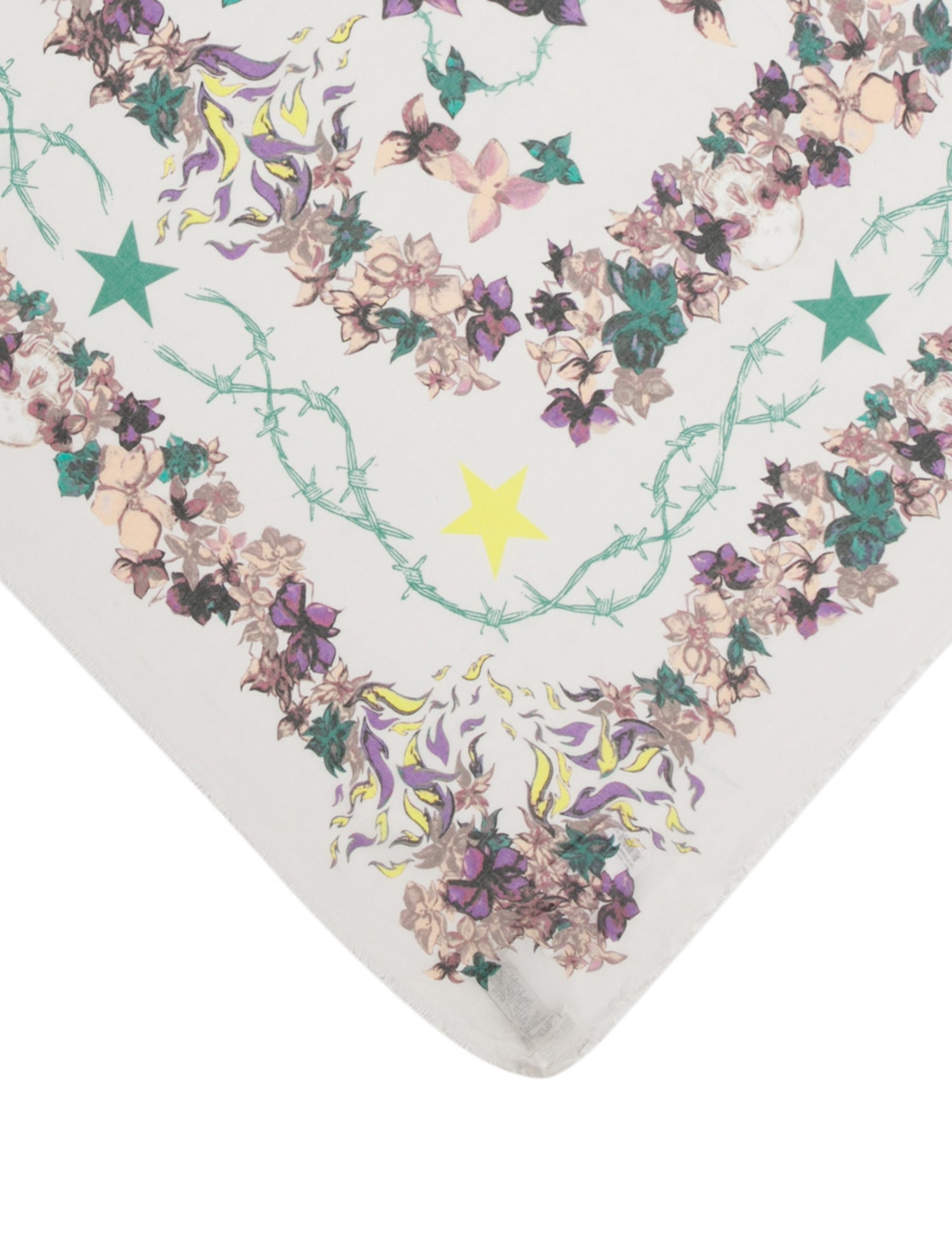 Zadig & Voltaire Floral Print Scarf w/ Tags