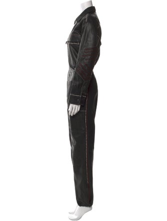 Zadig & Voltaire Lamb Leather Jumpsuit