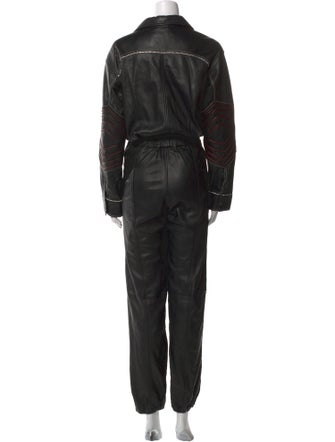Zadig & Voltaire Lamb Leather Jumpsuit