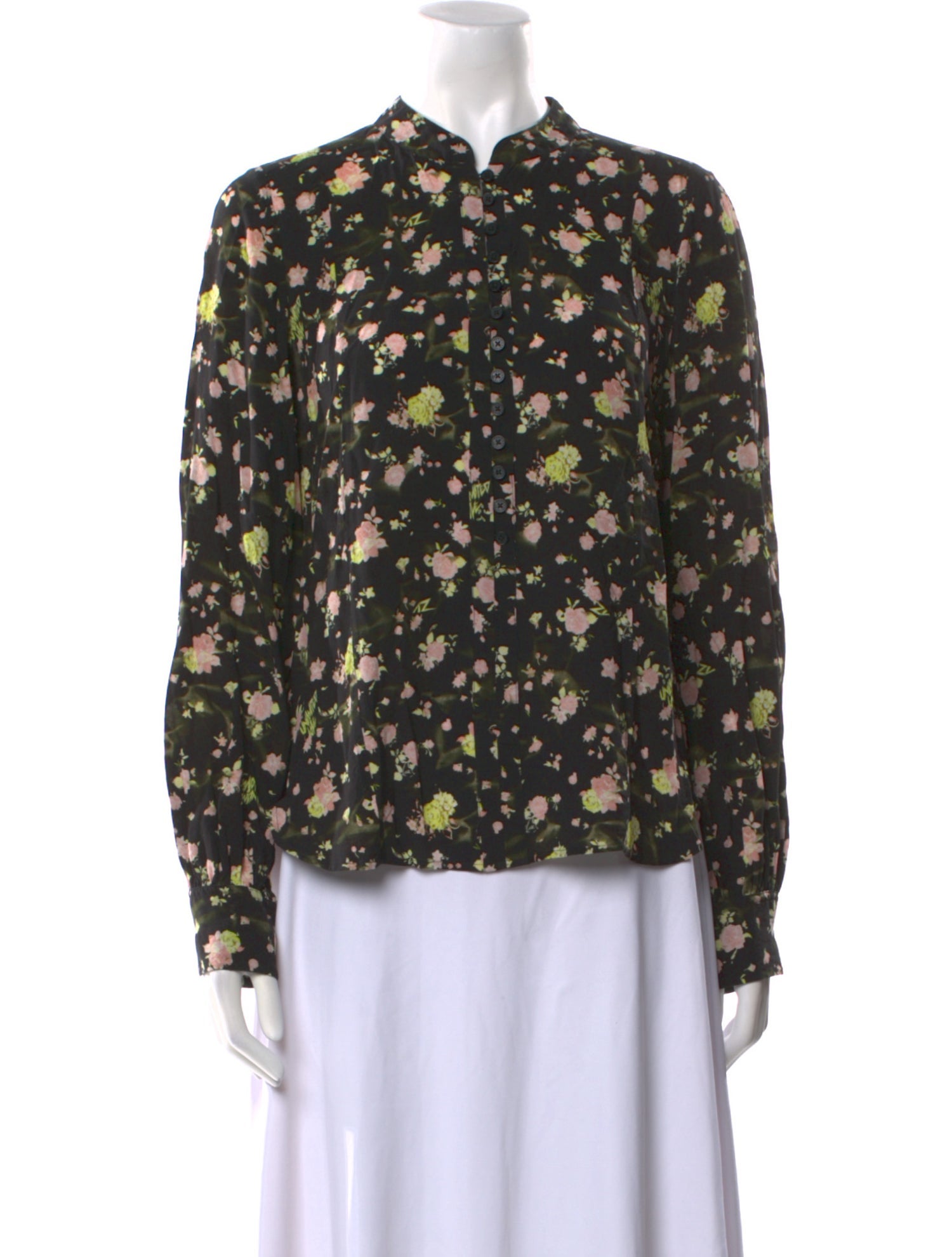 Zadig & Voltaire Silk Floral Print Blouse